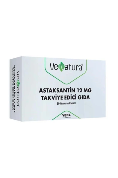 Venatura Astaksantin 12 Mg 30 Kapsül