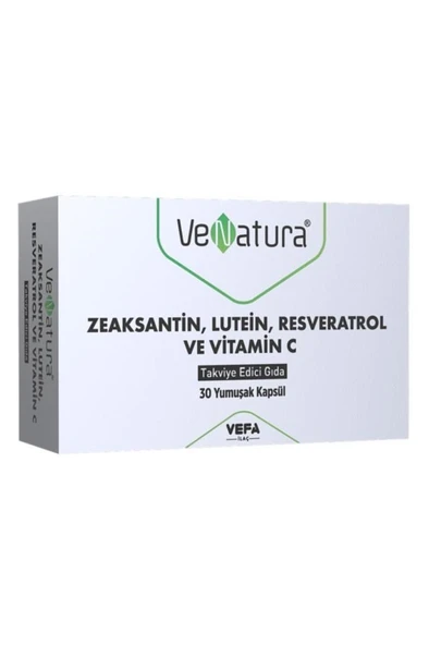 Venatura Zeaksantin Lutein Resveratrol Vitamin C 30 Kapsül ürün görseli