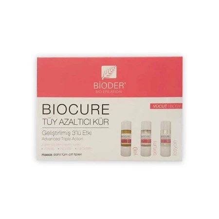 Bioder Biocure Tüy Azaltıcı 3x5 ml Yüz Kürü