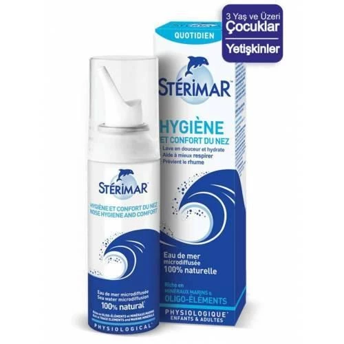 Sterimar Yetişkin İzotonik Nasal Deniz Suyu 100 ml Burun Spreyi