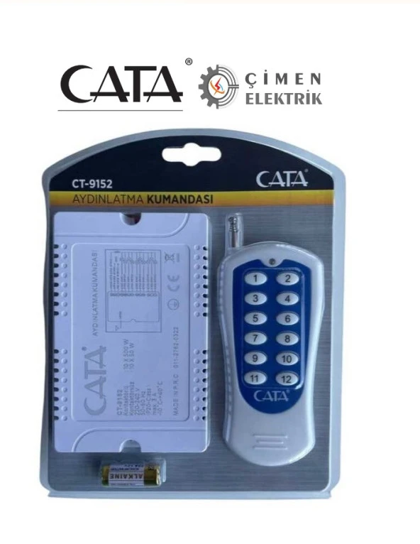 CATA CT 9152 10X500W 10 Lu Aydınlatma Kumandası