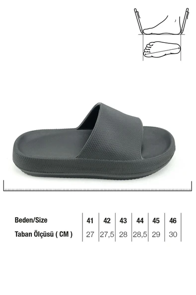 Gezer Plaj Havuz Günlük Ev Banyo Kaymaz Taban Terlik 15326 ürün görseli
