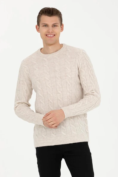 U.S. Polo Assn. Erkek Minimalist Örgü Kazak - Günlük Stil