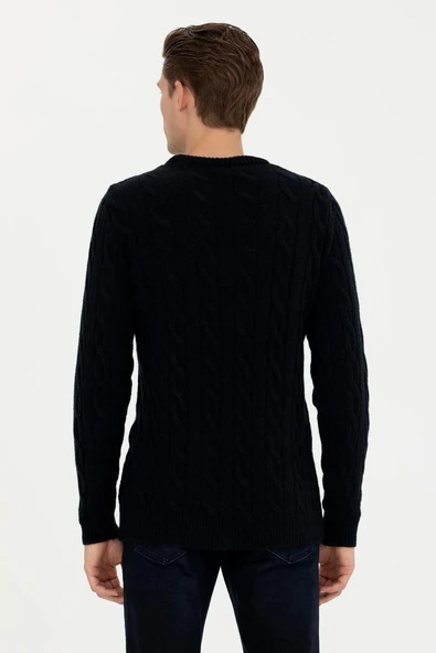 U.S. Polo Assn. Erkek Minimalist Örgü Kazak - Günlük Stil - 10