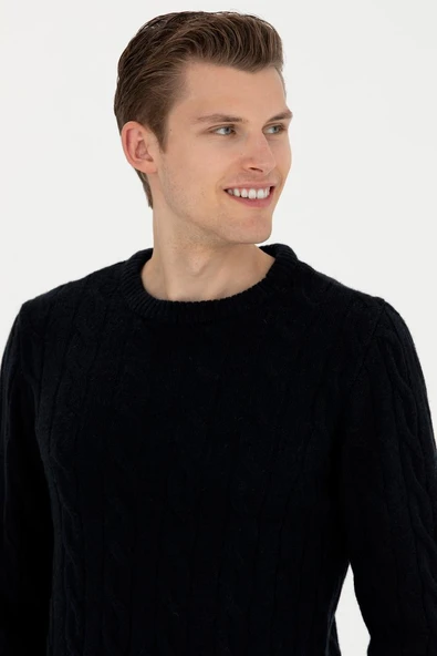 U.S. Polo Assn. Erkek Minimalist Örgü Kazak - Günlük Stil - 9