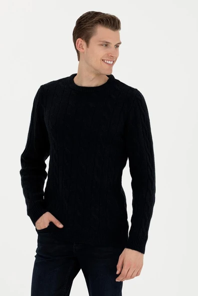 U.S. Polo Assn. Erkek Minimalist Örgü Kazak - Günlük Stil - 8