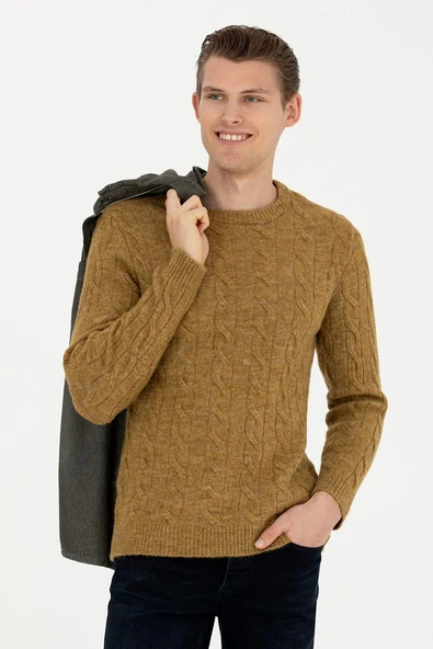 U.S. Polo Assn. Erkek Minimalist Örgü Kazak - Günlük Stil - 5