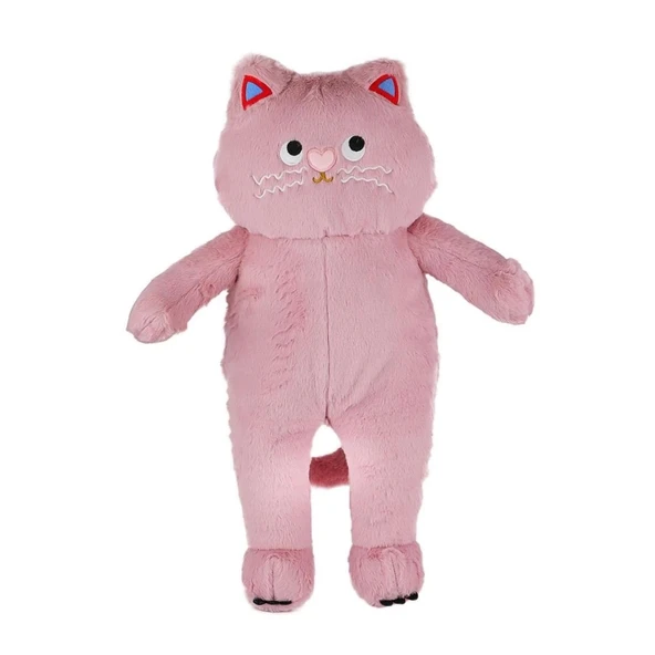 Peluş uzun kedi 55 cm ile çocukların duygusal gelişimine destek veren eğlence