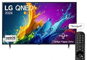LG 65QNED80T6A 65" 4K Ultra HD Smart QNED TV