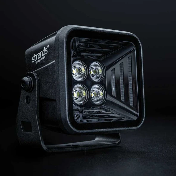 Strands Off-Road Led Lamba Dark Knight Fortex Red 38W 809255 - Resim 7