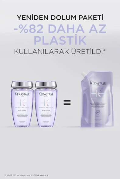 Kerastase Blond Absolu Bain Lumiere Işlem Görmüş Sarı Saçlar Için Parlaklık Veren Şampuan 500 ml - Resim 3