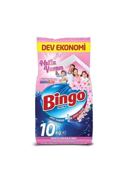 Bingo Matik Mutlu Yuvam 10 kg Konsantre Toz Deterjan ürün görseli 1