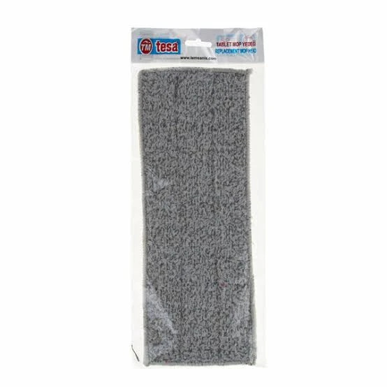 TEMSAN TESA TABLET GRİ  TEKLİ  TEMZİLİĞİN DOSTU MOP YEDEĞİ