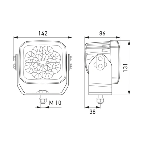 Hella Off-Road Led Lamba 12V-24V Ultra Beam Gen. II 1GA995706-661 - Resim 2