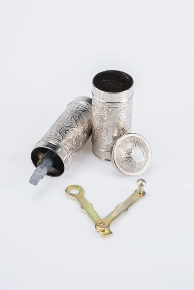 Gaziantep Otantik Kahve Değirmeni Baharat Değirmeni yük:22cm eni:4,5cm Ağırlık:475gr - 2