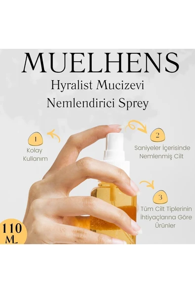 Muelhens Hydralist Nemlendirici Sprey Kuru ve Hassas Cilt 110 ml - 8