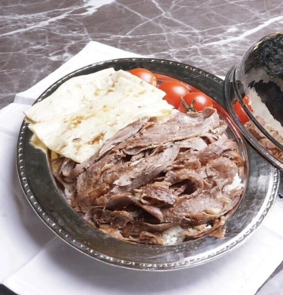 DMT Gaziantep Bakırdan 35 CM El Dövmesi Kayık Tabağı iskender Tabağı ve Sunum Tabağı Sahan 35 cm - 3