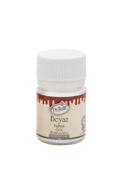 Dr Gusto Yağ Bazlı Beyaz Toz Çikolata Renklendirici 7 Gr - 2