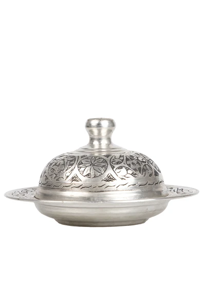 DMT Gaziantep Bakır Osmanlı Pilav Tabak Genişlik :22 cm Derinlik 3,5 cm Komple yük:12,5 cm - 2