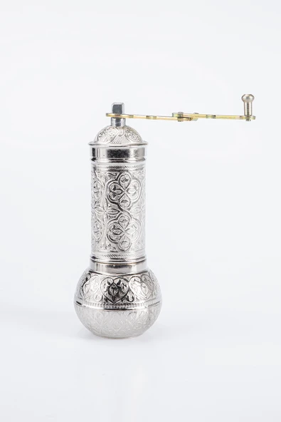 Gaziantep Otantik Kahve Değirmeni Baharat Değirmeni yük:18cm eni:6,0cm Ağırlık:450gr