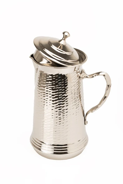 DMT Gaziantep Bakır El Dövmeli Sürahi kalaylı yük:27 cm kalınlık:0,5mm 1,75 litre kapasite Çap:13cm