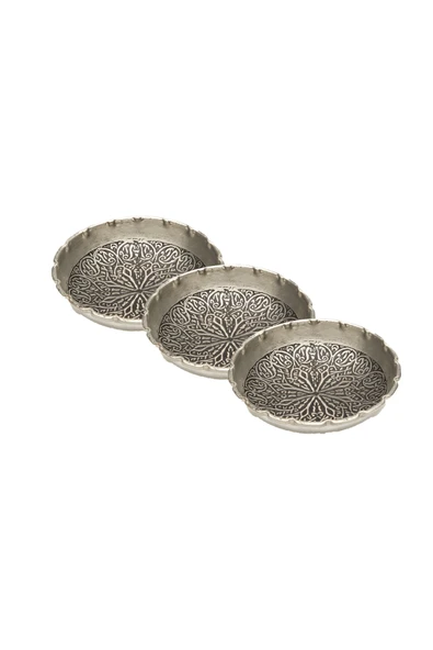 DMT COPPER HOME GAZİANTEP BAKIR ÇEREZLİK SETİ KURUYEMİŞ 3 'LÜ SET(10cm X 2,5cm) - 2