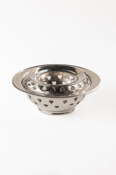 BÜYÜK BOY Gaziantep Bakır Çaydanlık Takımı ve Balkon Sefası takımı Çiçek İşlemeli Zımba detaylı - 4