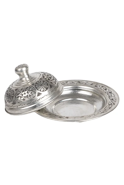 DMT Gaziantep Bakır Osmanlı Pilav Tabak Genişlik :22 cm Derinlik 3,5 cm Komple yük:12,5 cm ürün görseli