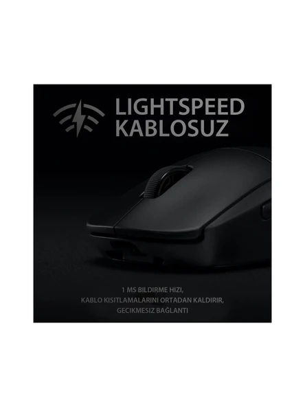 Logitech G PRO HERO 25.600 DPI Kablosuz Oyuncu Mouse Siyah - 4