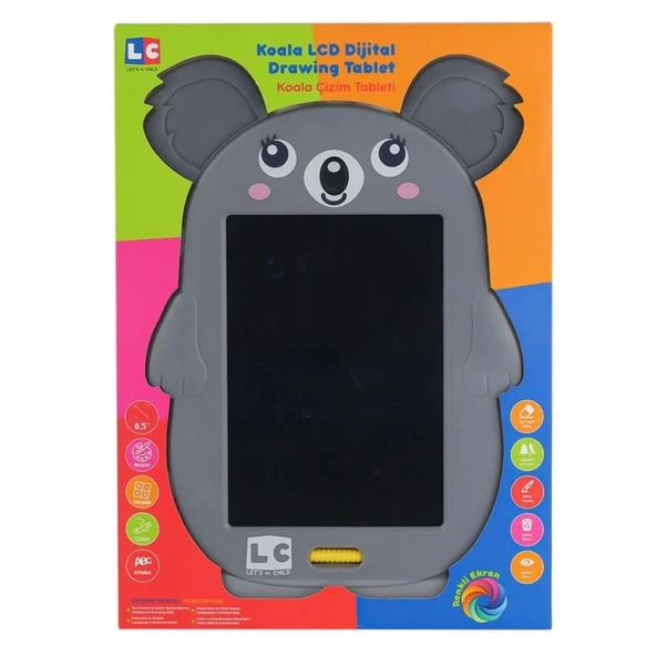 Nessiworld LC-31072 Koala Çizim Tableti 8.5 inç -Lets be Child