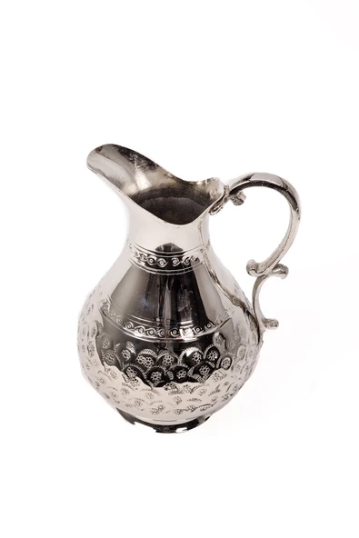 DMT Gaziantep Bakırdan El işlemeli Sürahi Beyaz 1,5 Lt