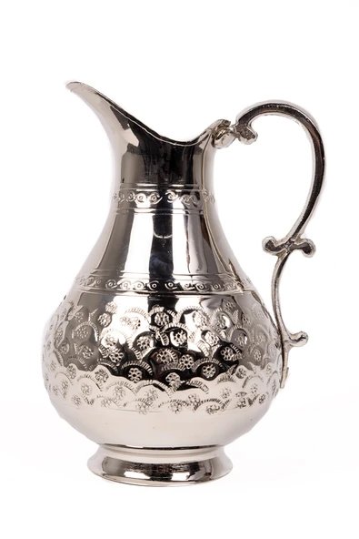 DMT Gaziantep Bakırdan El işlemeli Sürahi Beyaz 1,5 Lt - 2