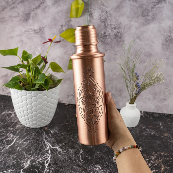 DMT BAKIR Motivasyonel Su Matarası Su Şişesi Suluk Spor Salonu Su Şişesi Bpa Içermez Suluk El işlemeli(ÖZEL KUTULU)HEDİYELİK - 7