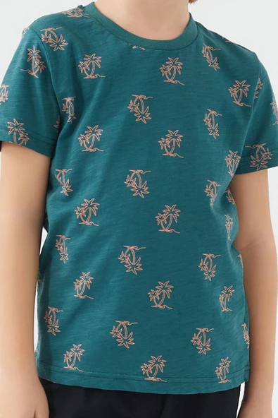 Arnetta 2504 Garson Parrot Erkek Çocuk Kısa Kol Pijama Takım - Resim 12