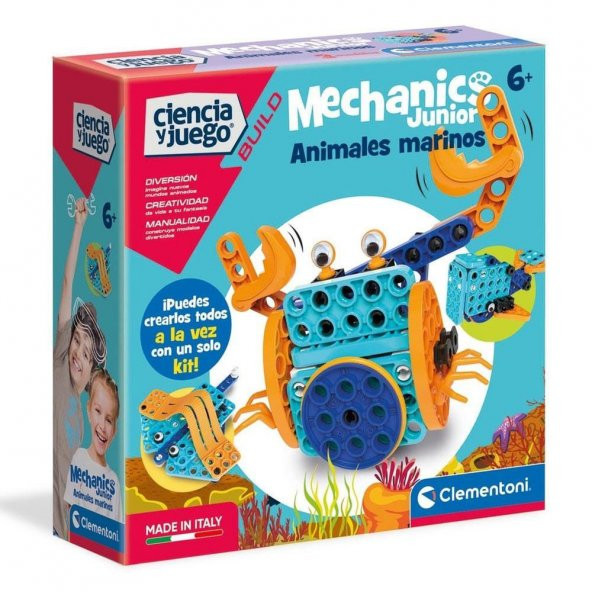 Clementoni Mechanics Junior Deniz Hayvanları 75059