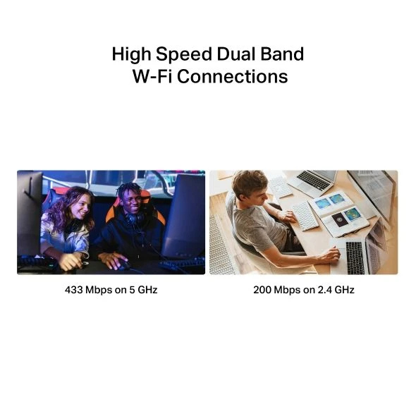 Tp Mercusys MA20N AC650 Nano wi-fi USB adaptör (3yıl üretici garantili) - Resim 4