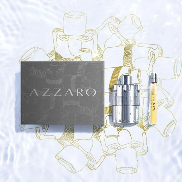 Azzaro Wanted EDP 100 ml + EDP 10 ml Erkek Parfüm Seti - 3