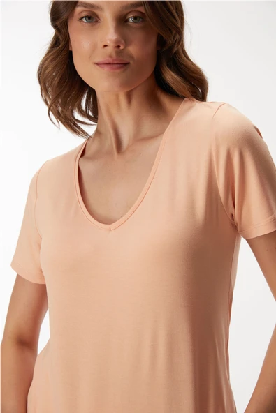 MAN11387 11387 Kadın T-Shirt ve Pantolon Takım - 3