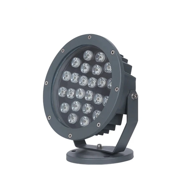 BAHÇE LED ARMATÜR paslanmaz dekoratif dış mekan Aydınlatma lamba spot gösteri Soğuk Beyaz A-1306 24W 220V IP68