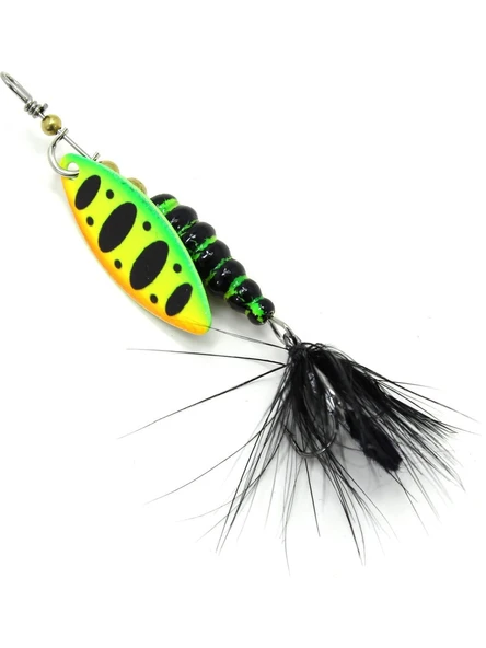 Captain 6050 Bugbao 9 gr 7.5 cm Alabalık Kaşığı - Alabalık Levrek Spin At Çek Lrf Turna Kaşığı Döner Kaşık Color:2 - 1