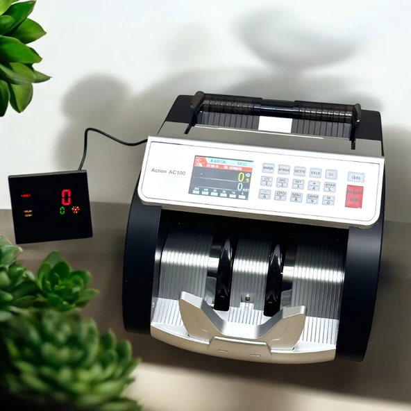 Action AC100 TL / EURO Kağıt Para Sayma Makinesi yeni - 4
