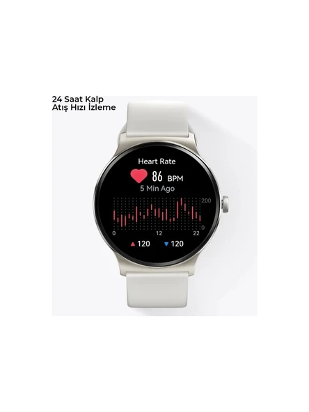 Haylou Solar Lite Akıllı Saat 20 Güne Varan Pil Gücü Spor Modları Gümüş 22mm - 3