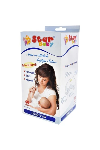 Star Baby Göğüs Pedi 30'lu