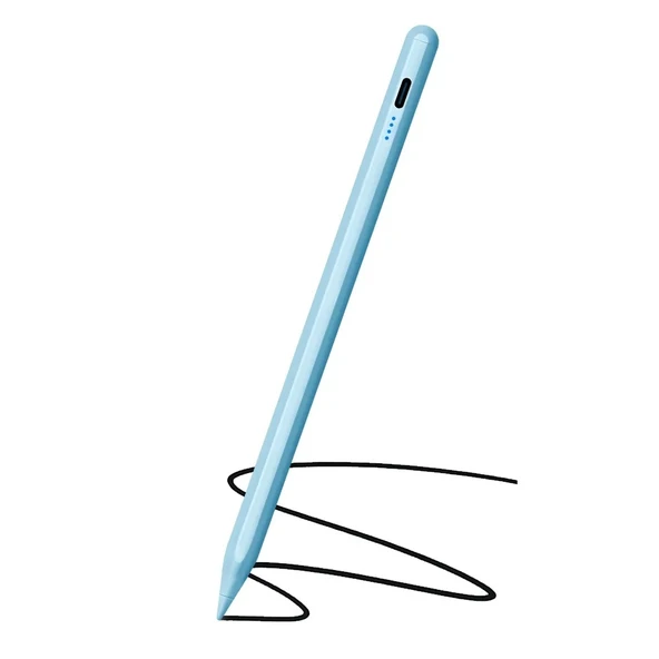 Mıknatıslı Stylus Kapasitif Dokunmatik Kalem Tüm Cihazlar Telefon ile Uyumlu Çizim Tasarım Tablet Kalemi - 4