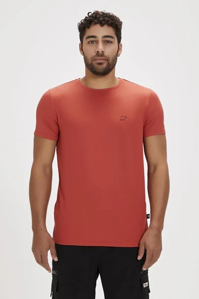 Bad Bear FRANK T-SHIRT GINGER Erkek Tişört Turuncu S-XXL