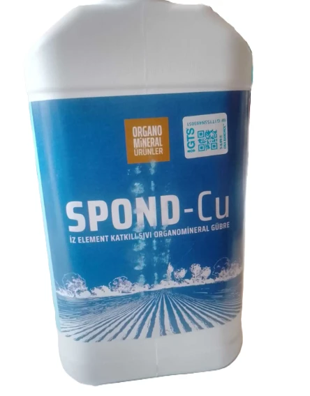Spond - Cu Bakır İçerikli Bitki Direnç Arttırıcı Gübre 5 LT