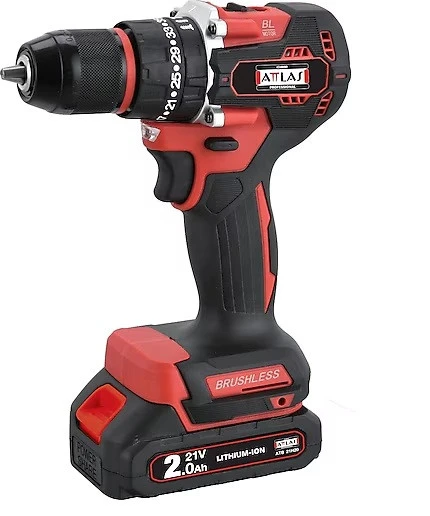 Attlas Atb 21 BLPD-202C 21V 2x2.0 Ah Çift Akülü Kömürsüz Darbeli Matkap - 3