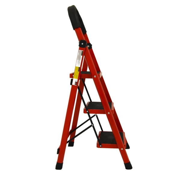 3 Basamaklı Metal Merdiven (1.30 Metre) - Resim 5