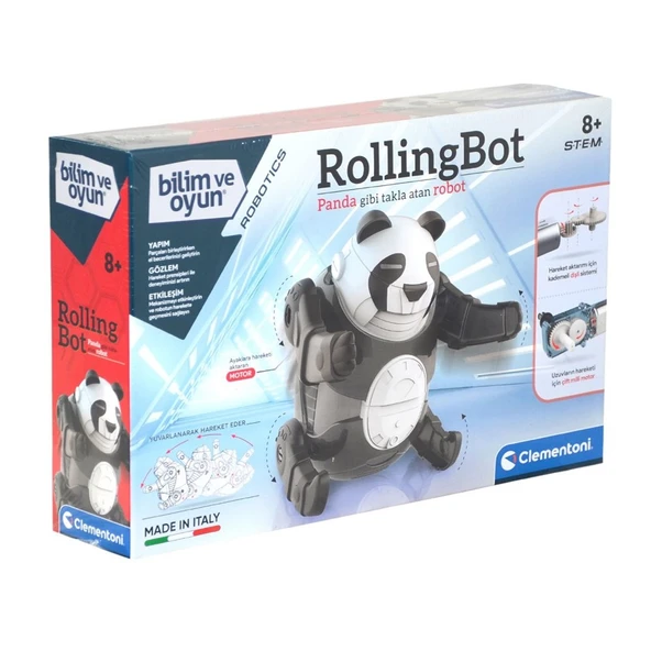 Clementoni Bilim ve Oyun Robotik Laboratuvarı RollingBot 64468 ürün görseli 1
