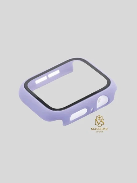 40mm Apple Watch Uyumlu Temperli Camlı Kasa Kılıf ve Ekran Koruyucu Tek Parça - 2